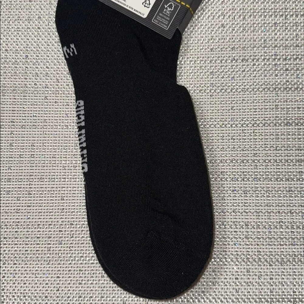 Dr.Martens Black Ankle Bow Organic Cotton Blend Socks